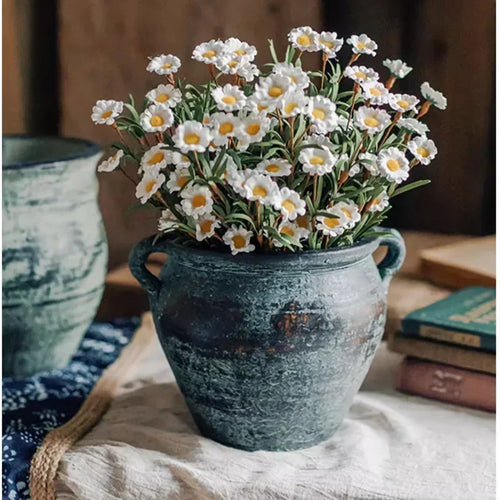 jardinières en poterie rustiques pour décoration intérieure et extérieure - vue 3 sur 25
