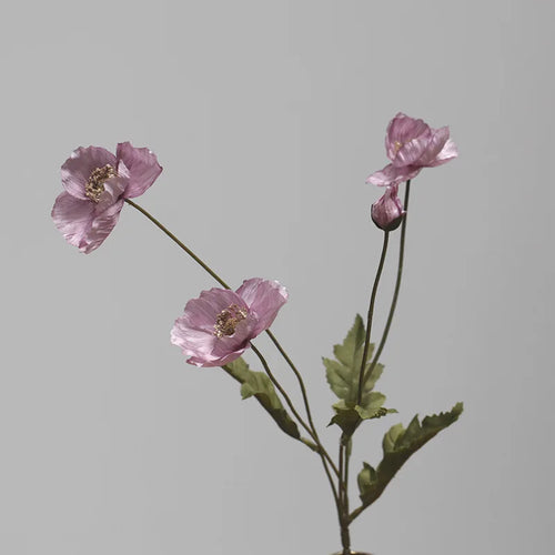 fleur artificielle coquelicot pour décoration de fête et jardin - vue 16 sur 18