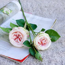fleurs artificielles roses blanches décoratives pour toutes occasions