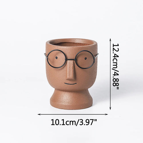pot à fleurs en céramique mignon design nordique intérieur - vue 15 sur 22