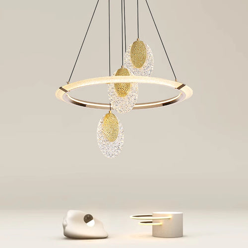 lustre en cristal lumineux moderne pour décoration intérieure élégante - vue 3 sur 10