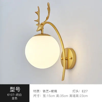 applique murale moderne en fer et verre pour décoration intérieure - vue 9 sur 16