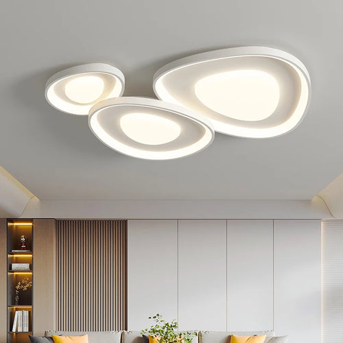 lustre led minimaliste moderne avec protection des yeux anti-bleue - vue 2 sur 12