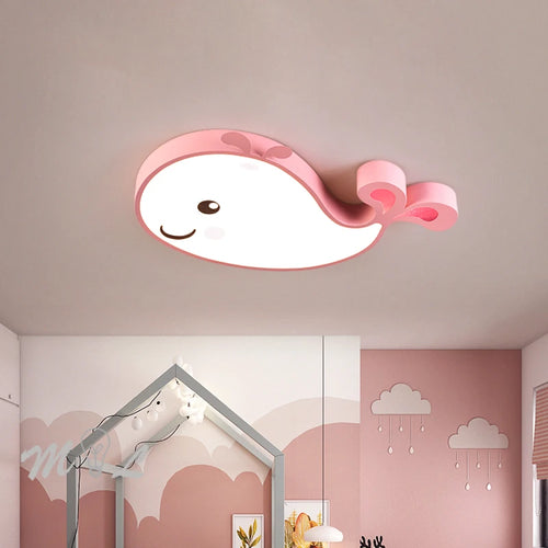 plafonnier led baleine éclairage créatif moderne pour enfant - vue 4 sur 15