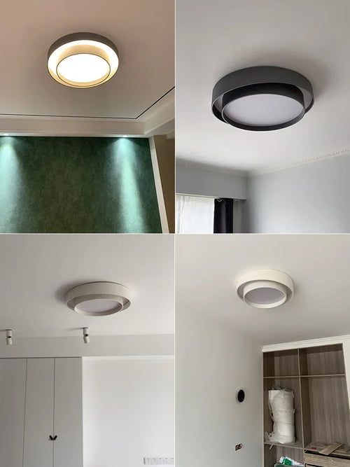 lustre moderne design nordique avec éclairage led 2024 - vue 7 sur 12