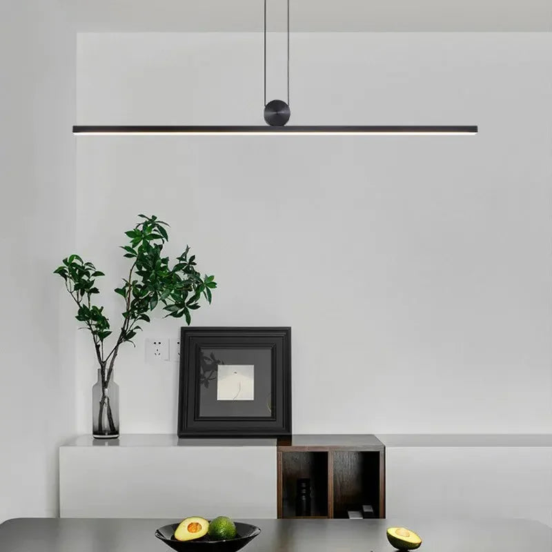 suspension led réglable pour décoration moderne intérieure - vue 4 sur 9
