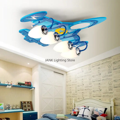 lustre led avion pour enfants protection des yeux décoration environnementale - vue 3 sur 9