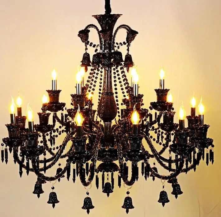 lustre en cristal à 44 bras pour hôtel et centre commercial - vue 12 sur 12
