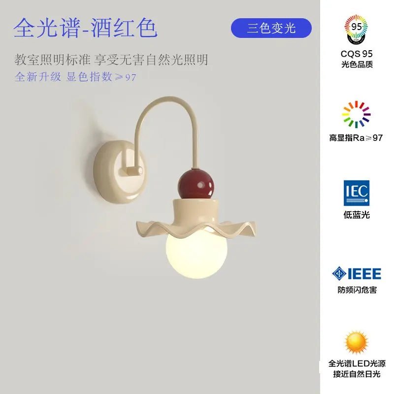 suspension fleur en éclairage nordique pour enfants et décorations - vue 16 sur 16