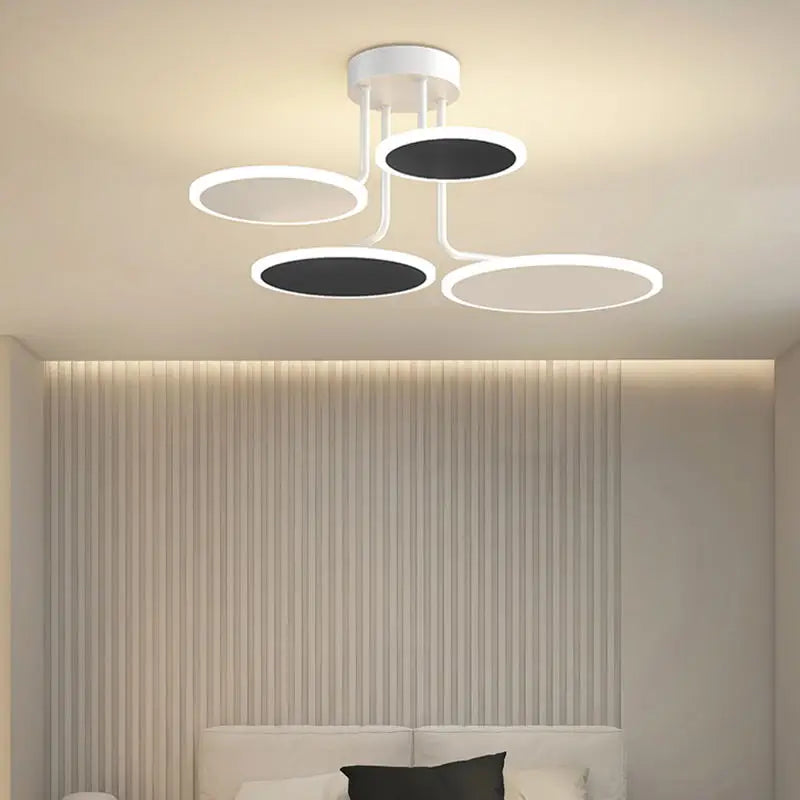 lustre en acrylique design pour intérieur moderne élégant et lumineux - vue 5 sur 14