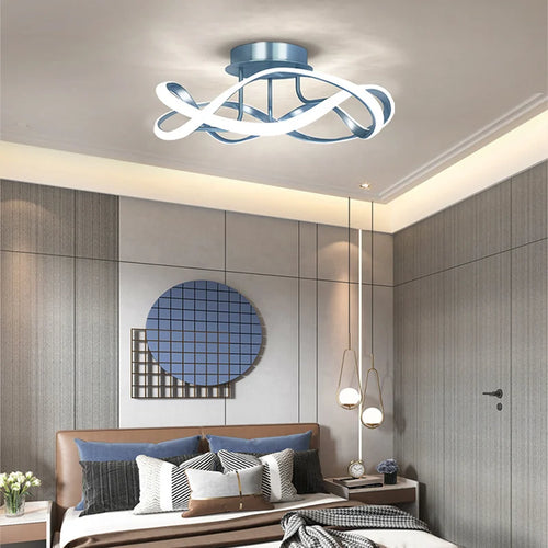 Plafonnier LED modernes pour salon salle à manger couloir chambre cage à oiseaux intérieur décor à la maison - vue 5 sur 10