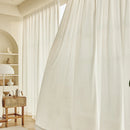 Voilage rideau léger style japonais pour salon chambre
