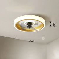 ventilateur silencieux avec lames invisibles et éclairage intégré