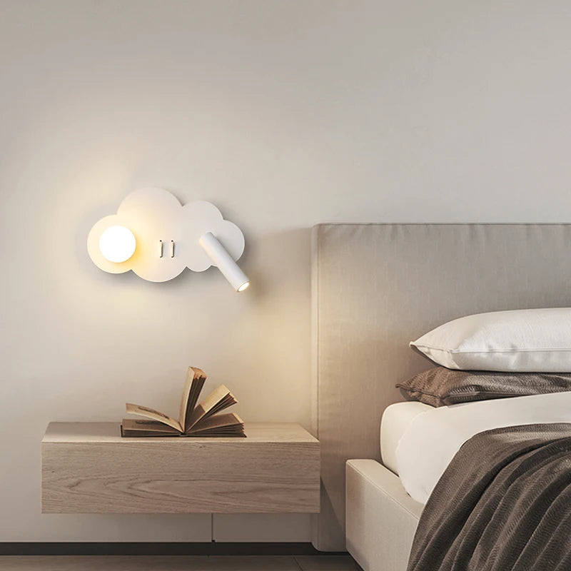 lampe de lecture rotative minimaliste pour hôtel nordique