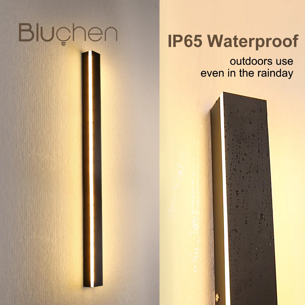 applique murale extérieure moderne à led étanche pour jardin et balcon - vue 3 sur 7