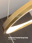 Living room lamps light luxury lamps modern minimalist atmosphere minimalist circle combination hall Italian ring chandelier