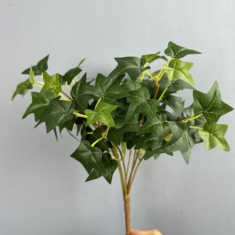 feuilles artificielles en plastique pour décoration florale intérieure - vue 10 sur 15