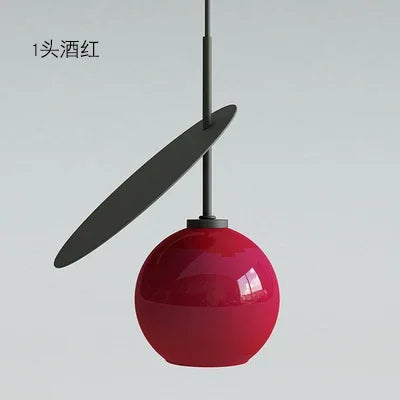 suspension moderne en verre pour décoration intérieure créative - vue 10 sur 12