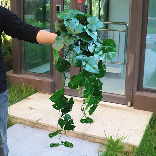 plantes artificielles suspendues vignes murales décoration intérieure et jardin - vue 4 sur 8