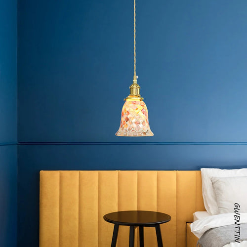 suspension méditerranéenne en coquillage pour décoration intérieure - vue 3 sur 9
