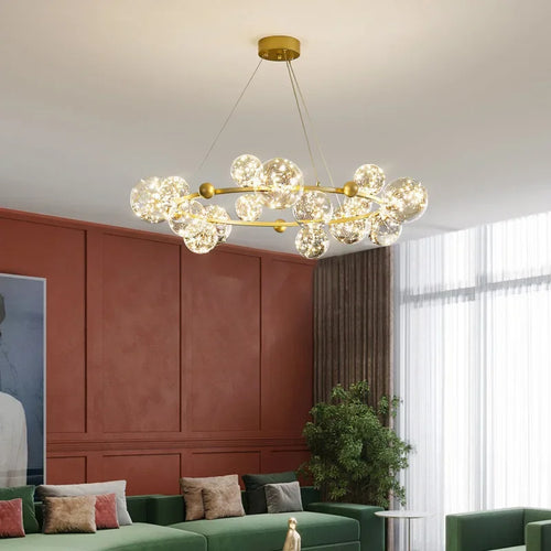 lustre nordique moderne étoilé pour un intérieur créatif - vue 6 sur 14