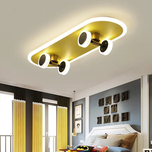 plafonnier scooter boy lampe décorative pour chambre enfant - vue 2 sur 8