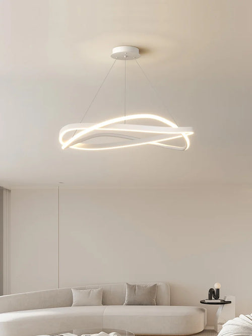 lustre anneau minimaliste créatif moderne pour maison