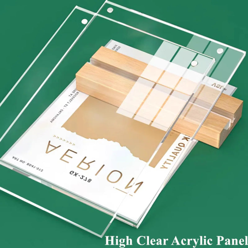 support de panneau magnétique acrylique pour affiches et menus