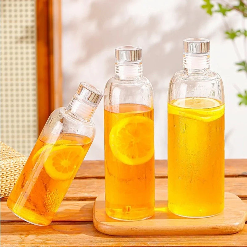 Bouteille verre étanche gourde réutilisable écologique cuisine