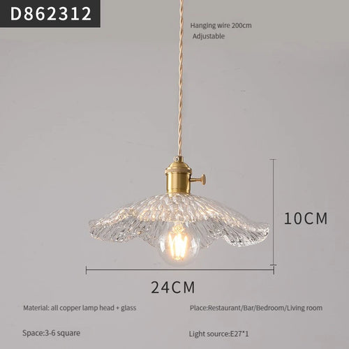 suspension moderne en laiton et verre pour intérieur - vue 26 sur 30
