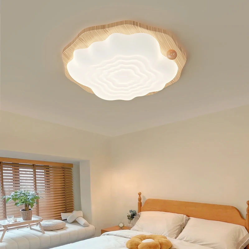 lustre qiyimei bois gradation lampes suspendues décoratives