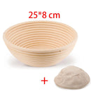 panier à pain en rotin naturel fait main pour fermentation de pâte au levain