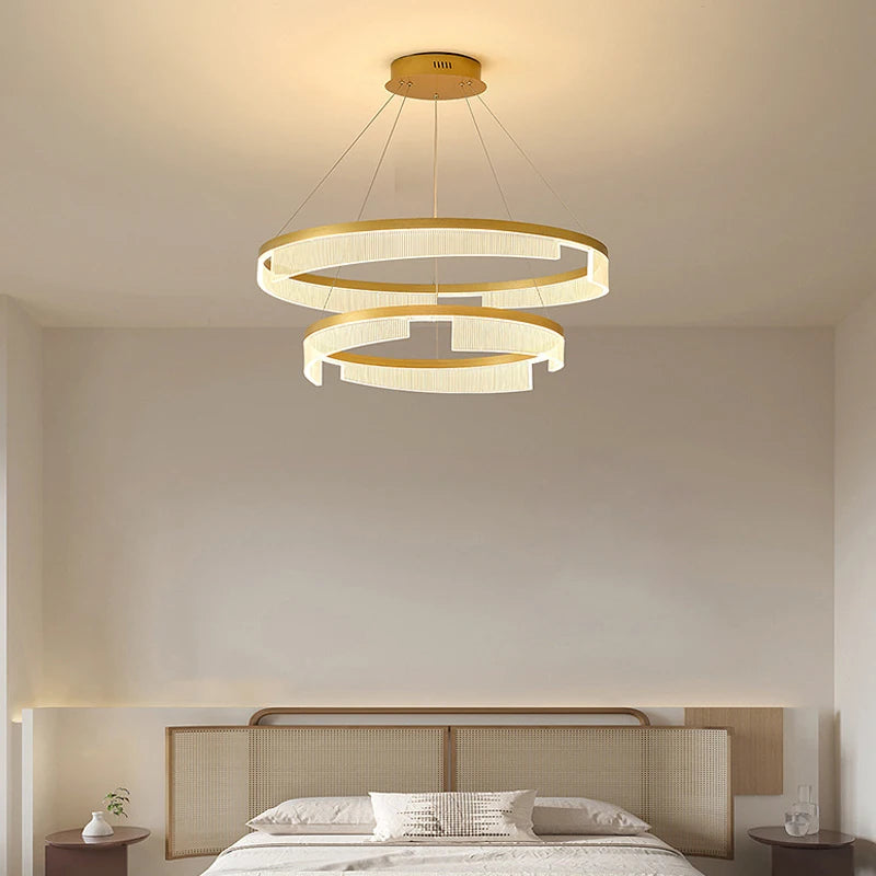Lustre anneau LED au design moderne