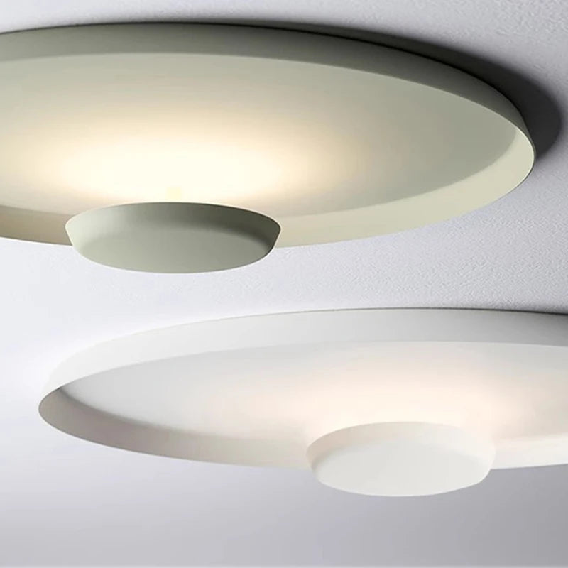 Designer Lamp Modern Round Ceiling Lamps Bedroom Ceiling Light White Red Green Living Room Atmosphere Wall Lights AC 220V 40cm - vue 5 sur 14