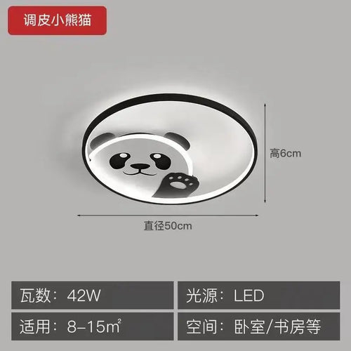 plafonnier led rond pour enfants protection des yeux éclairage doux - vue 14 sur 15