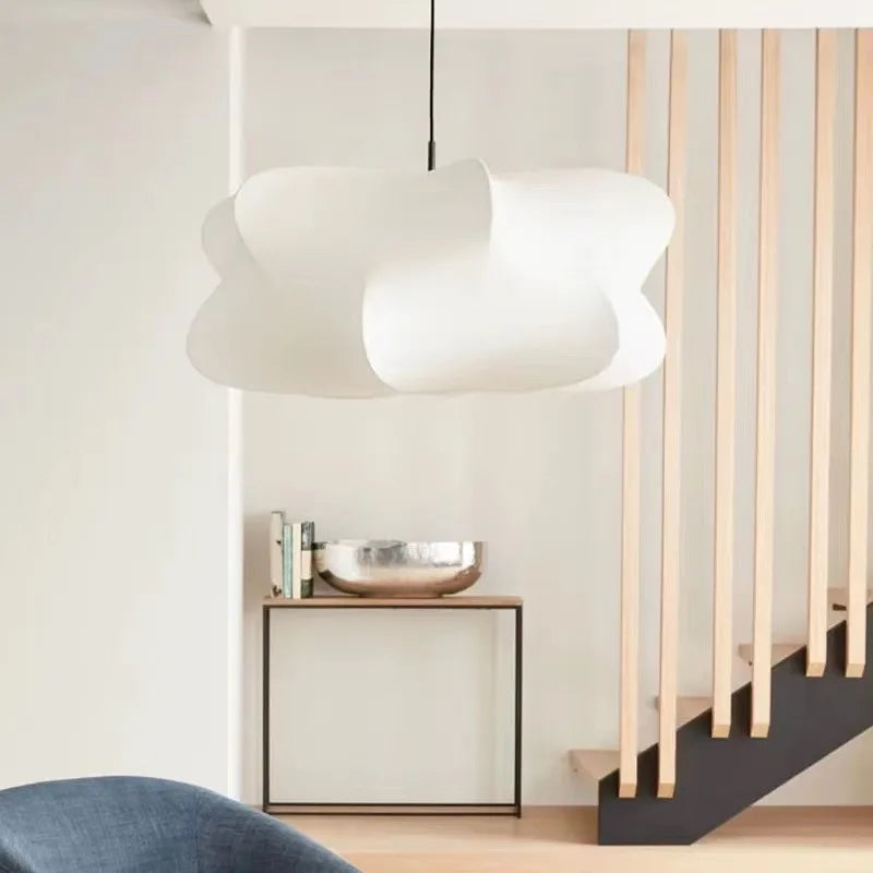 West Elm Cirrus suspension nordique minimaliste soie suspension pour salon salle à manger chambre style japonais lumière