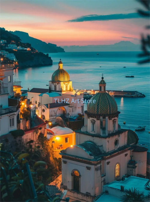 affiches modernes de paysage de voyage en grèce