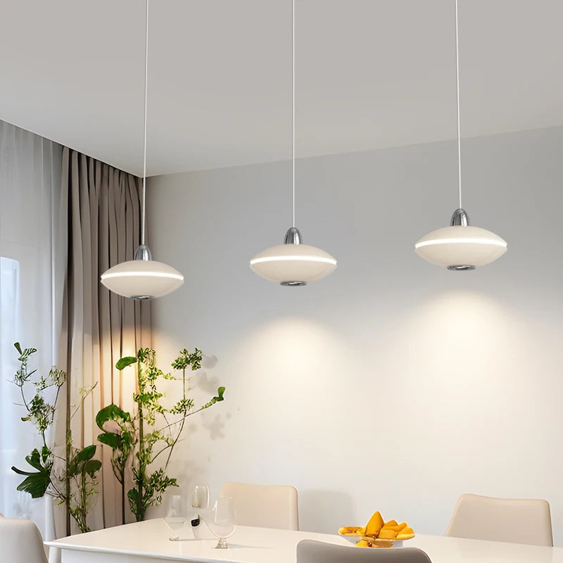 lustre à led design minimaliste réglable pour intérieur moderne - vue 5 sur 11