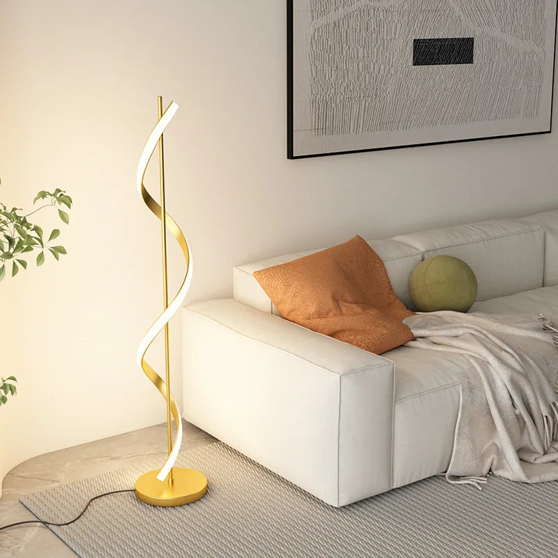 lampadaire led moderne design luxe simple revolve intérieur - vue 6 sur 15