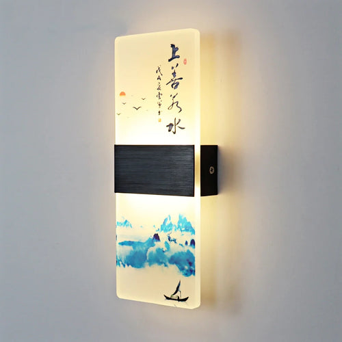 applique murale japonaise en acrylique pour décoration moderne - vue 10 sur 14