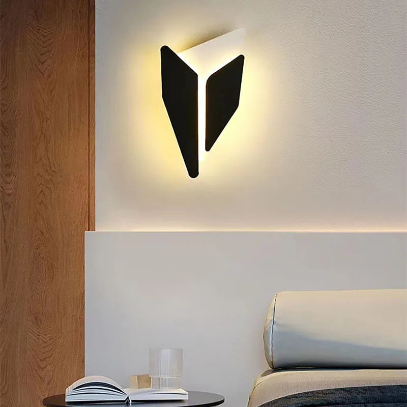 Applique murale LED moderne Spin blanc/noir pour chevet étude salon allée appliques murales intérieur décor à la maison luminaire Lustre