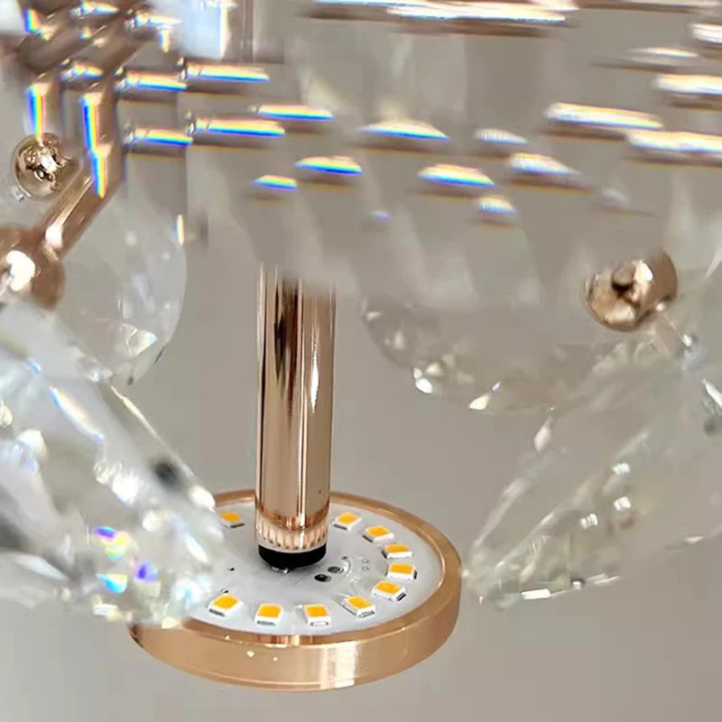 Lumière moderne luxe lustres en cristal chambre lampes de chevet nordique minimaliste décor à la maison bureau allée lustre éclairage intérieur