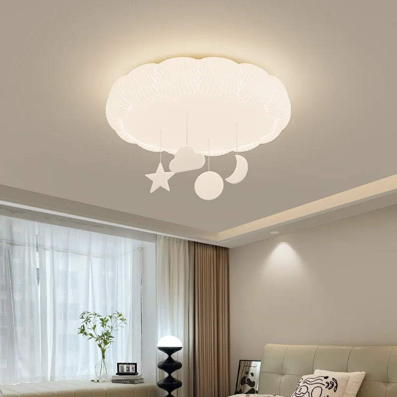 plafonnier led coquille romantique pour garçon ou fille