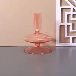 bougeoir en verre pour décoration de mariage et centre de table