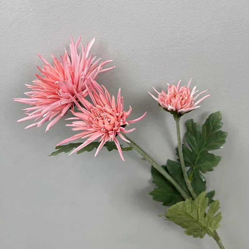 plante artificielle chrysanthème toucher réaliste décoration centre commercial