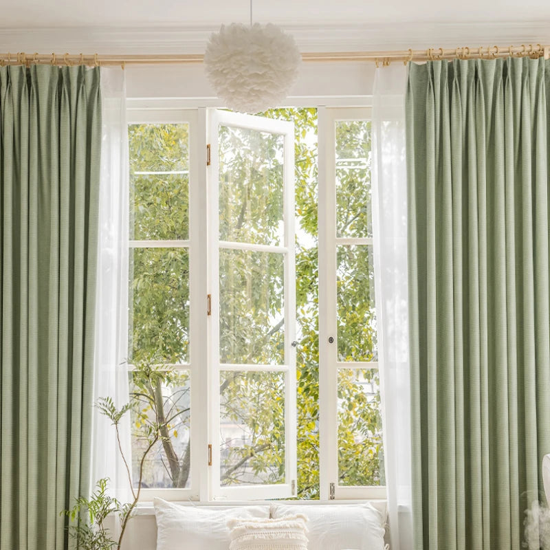 Rideau occultant moderne minimaliste pour salon et chambre