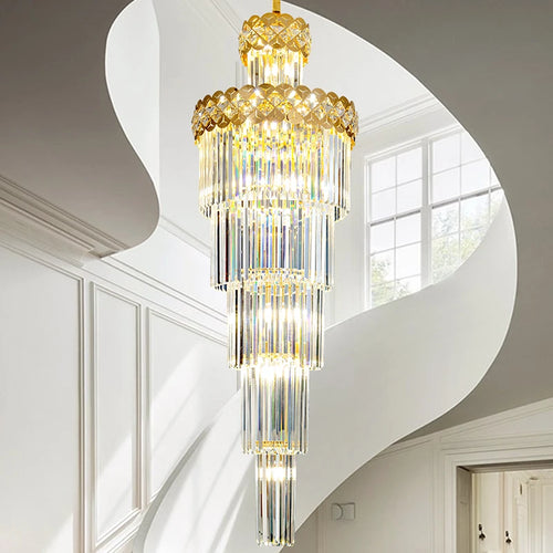 lustre design en cristal pour intérieur moderne et élégant - vue 2 sur 12