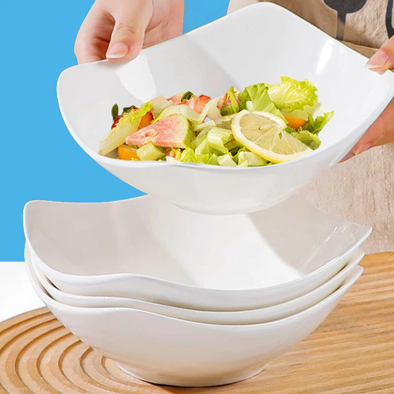 Saladiers réutilisables en plastique pour pique nique famille - vue 4 sur 9