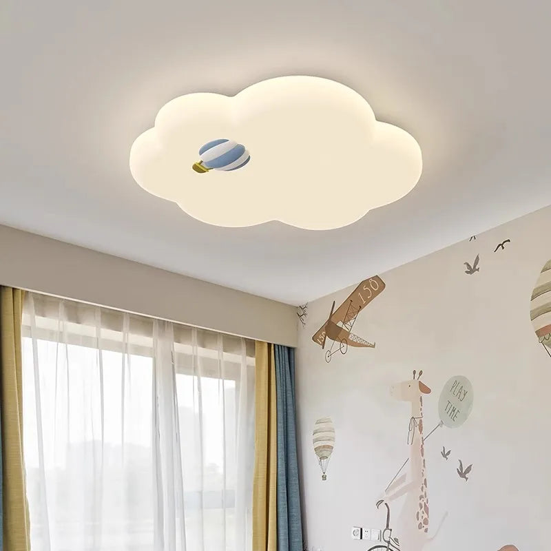 plafonnier nuage créatif pour chambre d'enfant chaleureuse - vue 4 sur 13