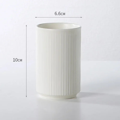 tasse en céramique pour couple porte-brosse à dents et rangement - vue 11 sur 22